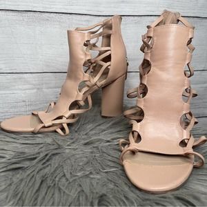 NEW! ALDO Nude ASTODIA Cutout Heels 9